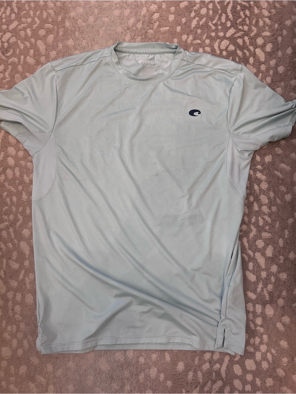 Costa Light Blue Short-Sleeve Performance Tee